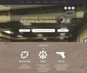 Johnscreekgunrange.com(HOME) Screenshot