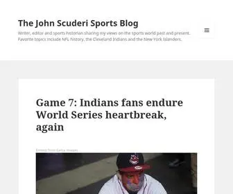 Johnscuderi.com(Writer, editor and sports historian sharing my views on the sports world past and present) Screenshot