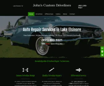 Johnscustomdrivelines.com(John's Custom Drivelines) Screenshot