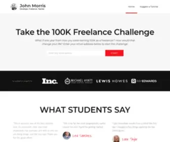 Johnsfreetuts.com(Fast-Track Your Freelance Career With These Free Tutorials) Screenshot