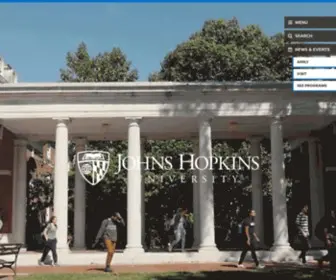 Johnshopkins.edu(Johns Hopkins University) Screenshot