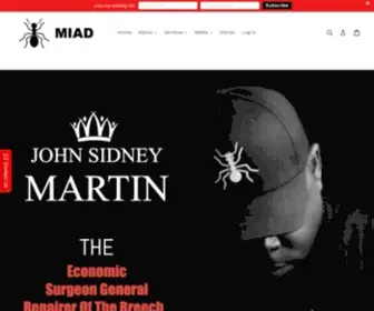 Johnsidneymartin.com(John Sidney Martin CEO of MIAD Holdings LLC) Screenshot