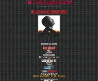 Johnsingletonfilms.com(The Films of John Singleton) Screenshot