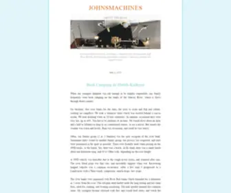 Johnsmachines.com(Machines which I have made) Screenshot