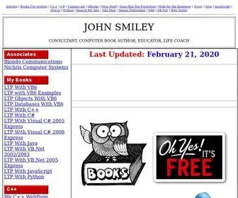 Johnsmiley.com(Professor Smiley's Web Site) Screenshot