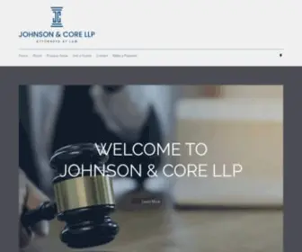 Johnsonandcore.com(Family Law & Criminal Defense Attorneys in Columbus) Screenshot