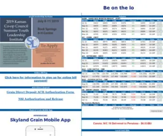 Johnsoncoop.com(Skyland Grain LLC) Screenshot