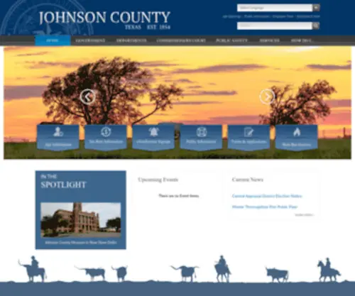 Johnsoncountytx.org(Johnson County) Screenshot