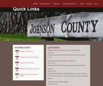 Johnsoncountywyoming.org(Johnson County) Screenshot