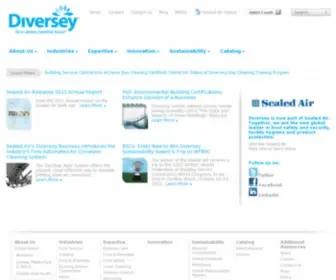 Johnsondiversey.com(Diversey Inc) Screenshot