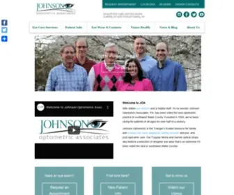 Johnsoneye.com(Eye Care Center) Screenshot