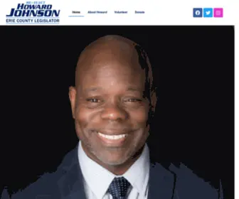 Johnsonforbuffalo.com(Re-Elect Erie County Legislator Howard Johnson) Screenshot