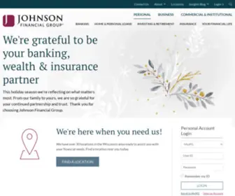 Johnsonins.com(Johnson Financial Group) Screenshot