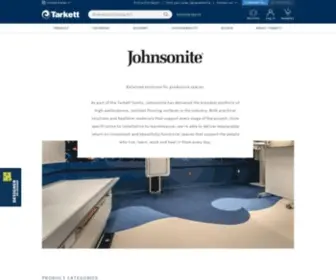 Johnsonite.com(Tarkett) Screenshot