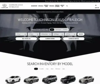 Johnsonlexusraleigh.com(Johnson Lexus of Raleigh) Screenshot