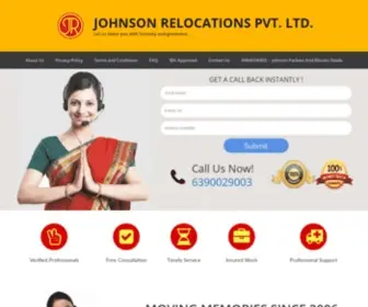 Johnsonpackersandmovers.com(Johnson packers and movers in lucknow) Screenshot