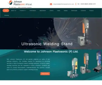 Johnsonplastosonic.com(Ultrasonic Plastic Welding Equipments) Screenshot