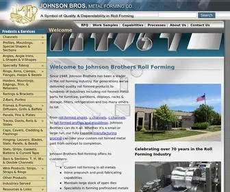 Johnsonrollforming.com(Roll Forming & Roll Formed Products) Screenshot