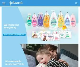 Johnsonsbaby.co.za(JOHNSON'S®) Screenshot