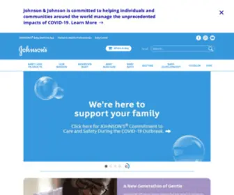 Johnsonsbabyme.com(JOHNSON'S®) Screenshot