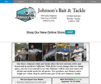 Johnsonsbait.com(Johnson's Bait & Tackle) Screenshot