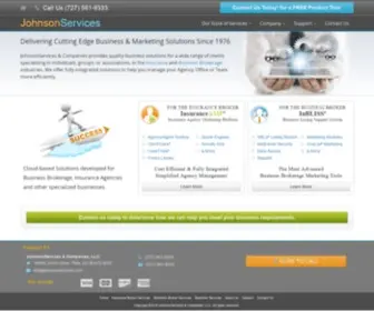 Johnsonservices.com(Insurance agency) Screenshot