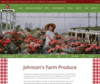 Johnsonsfarmproduce.com(U Pick Produce) Screenshot