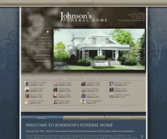 Johnsonsfuneralhome.com(Johnson's Funeral Home) Screenshot