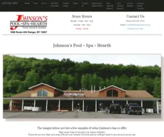 Johnsonspools.com(Johnson’s Pool Spa and Hearth) Screenshot