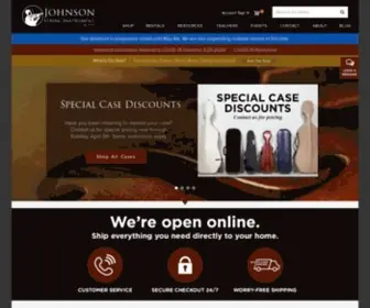 Johnsonstring.com(Violins, Violas, Cellos, Basses, & Accessories) Screenshot