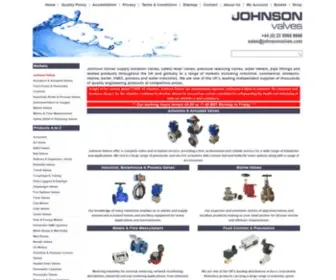 Johnsonvalves.co.uk(Johnson Valves) Screenshot