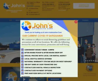 Johnssandiegoautorepair.com(John's Automotive Care) Screenshot