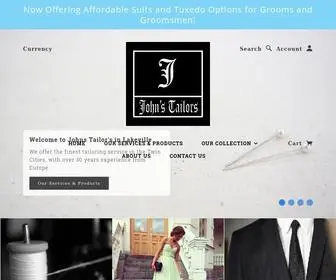 Johnstailorslakeville.com(John's Tailors in Lakeville) Screenshot