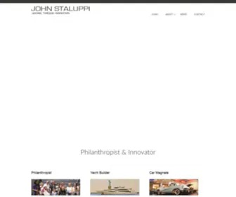 Johnstaluppi.com(John Staluppi Supports Children's Charities) Screenshot