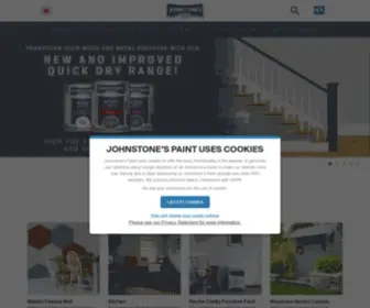 Johnstonespaint.com(Paint, Paint Colours & More) Screenshot