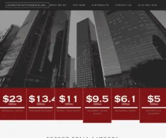 Johnstonhutchinson.com(Johnston & Hutchinson LLP) Screenshot