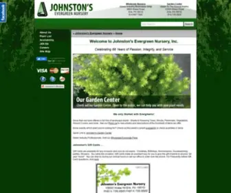 Johnstonplants.com(Johnston's Evergreen Nursery & Garden Center) Screenshot