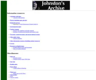 Johnstonsarchive.net(Johnston's Archive) Screenshot