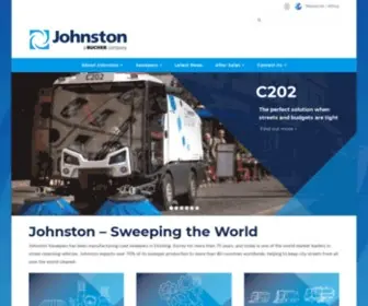 Johnstonsweepers.com(Bucher Municipal) Screenshot