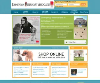 Johnstownveterinary.com(Johnstown Veterinary Associates) Screenshot