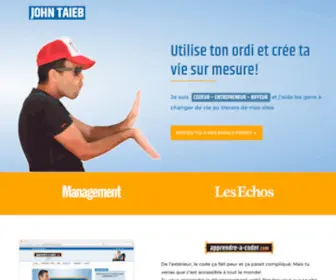 Johntaieb.com(John Taieb) Screenshot
