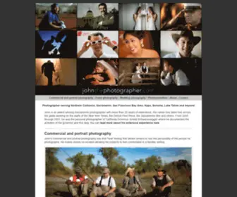 Johnthephotographer.com(Sacramento commercial photographer) Screenshot