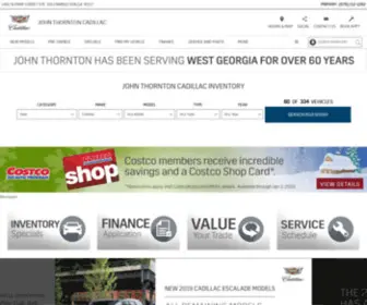 Johnthorntoncadillac.com(Johnthorntoncadillac) Screenshot