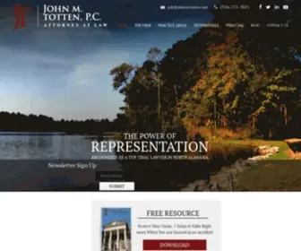 Johntottenlaw.com(John M) Screenshot