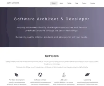 Johnvincent.io(John Vincent) Screenshot