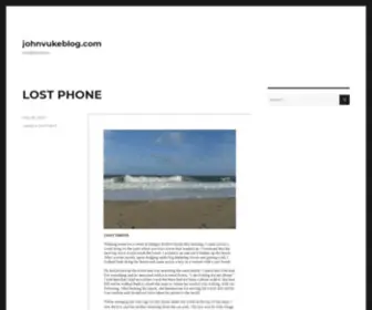 Johnvukeblog.com(Reminiscences) Screenshot