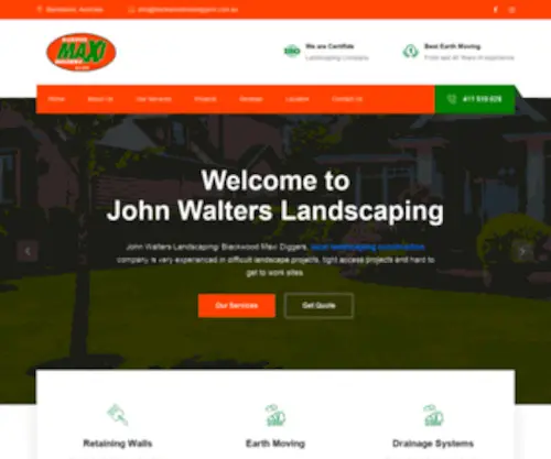 Johnwalterslandscaping.com.au(John Walters Landscaping) Screenshot