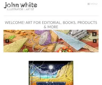 Johnwhiteillustrator.com(Art for Editorial) Screenshot