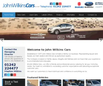 Johnwilkinscars.co.uk(New And Used Suzuki Vehicles At John Wilkins In Cheltenham Gloucestershire) Screenshot
