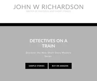 Johnwrichardson.com(Writer of Mysteries and Short Stories) Screenshot